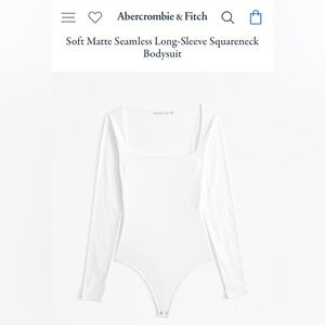 Long sleeve square neck bodysuit